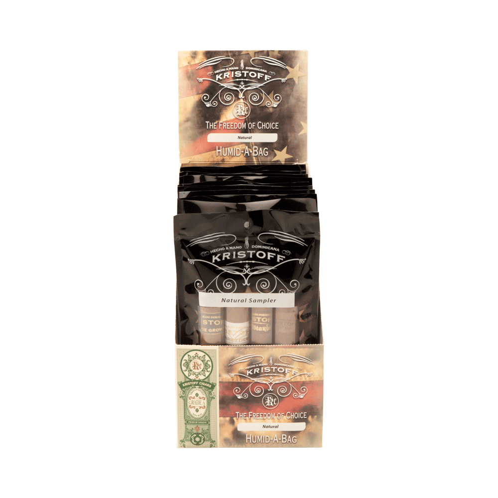 View product media KRNPSMP Kristoff Natural Sampler 10/4pks, , jrcigars 2